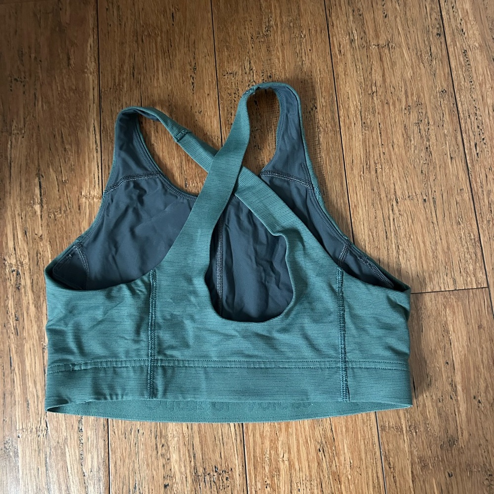 Outdoor Voices Deep Green Sports Bra